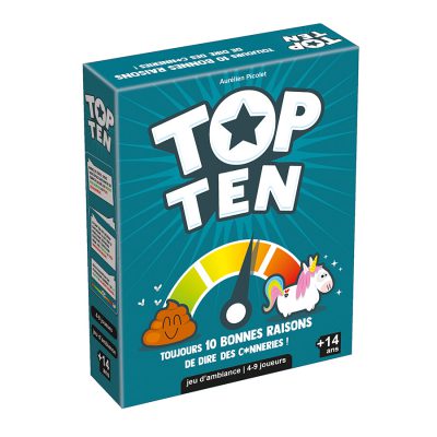 Visuel de la boite du jeu Top Ten