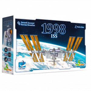 La boite du jeu 1998 ISS qui représente la station spatiale internationale