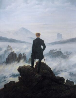 Caspar David Friedrich, Le Voyageur contemplant une mer de nuages